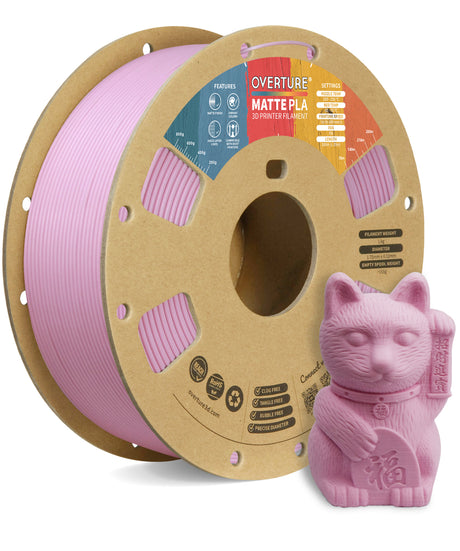 Overture Matte PLA 3D Printer Filament 1.75mm