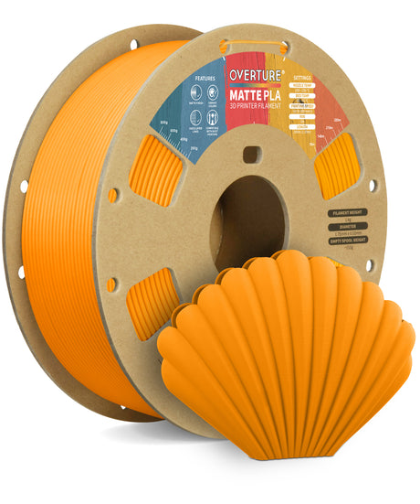 Overture Matte PLA 3D Printer Filament 1.75mm