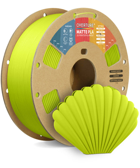 Overture Matte PLA 3D Printer Filament 1.75mm