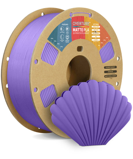 Overture Matte PLA 3D Printer Filament 1.75mm