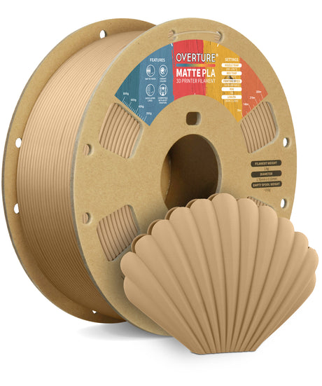 Overture Matte PLA 3D Printer Filament 1.75mm