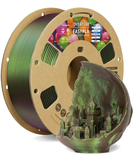Overture Easy PLA 3D Printer Filament 1.75mm - Overture 3D