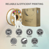 Overture Easy PLA 3D Printer Filament 1.75mm 6 - Pack - Overture 3D