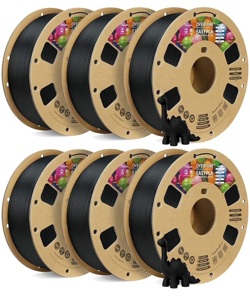 Overture Easy PLA 3D Printer Filament 1.75mm - Overture 3D