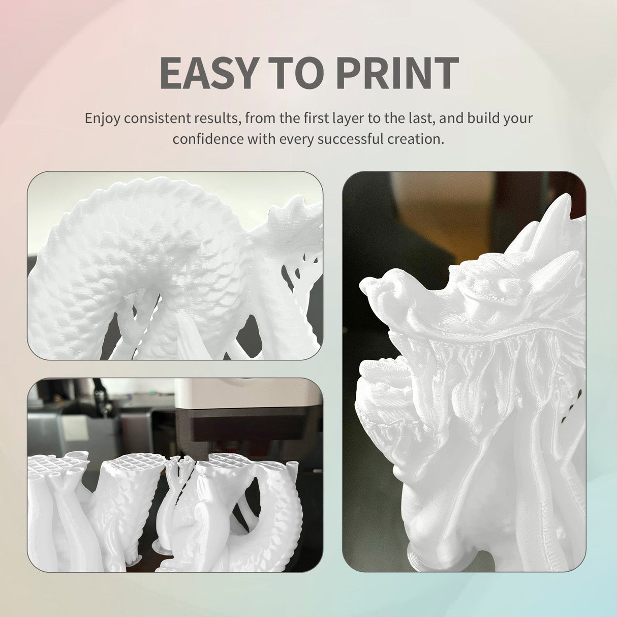 Overture Easy PLA 3D Printer Filament 1.75mm - Overture 3D