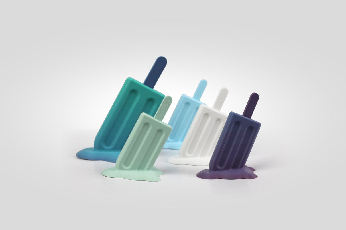 Overture Matte PLA 3D Printer Filament 1.75mm 6 Pack - Overture 3D
