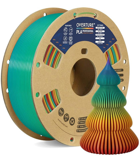 Overture PLA Professional (PLA+) 3D Printer Filament 1.75mm - Overture 3D