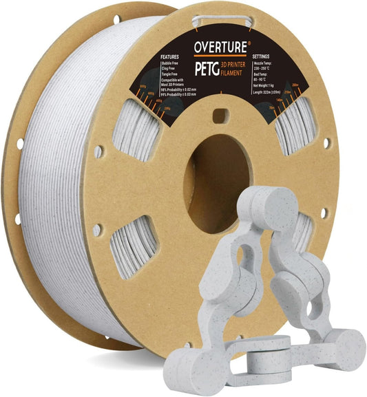 Overture Rock PETG 3D Printer Filament 1.75mm - Overture 3D