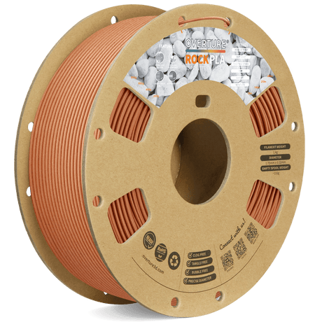 Overture Rock PLA 3D Printer Filament 1.75mm - Overture 3D