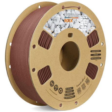 Overture Rock PLA 3D Printer Filament 1.75mm - Overture 3D