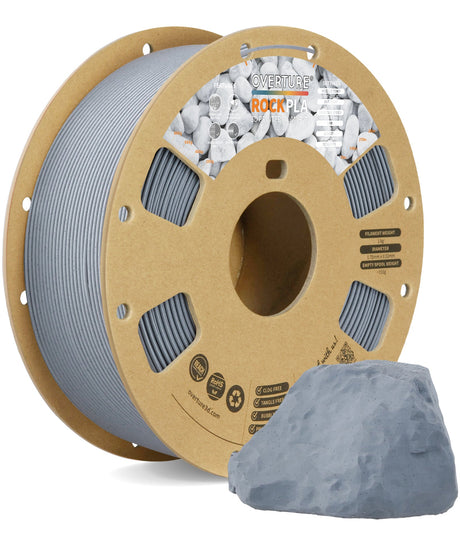 Overture Rock PLA 3D Printer Filament 1.75mm - Overture 3D