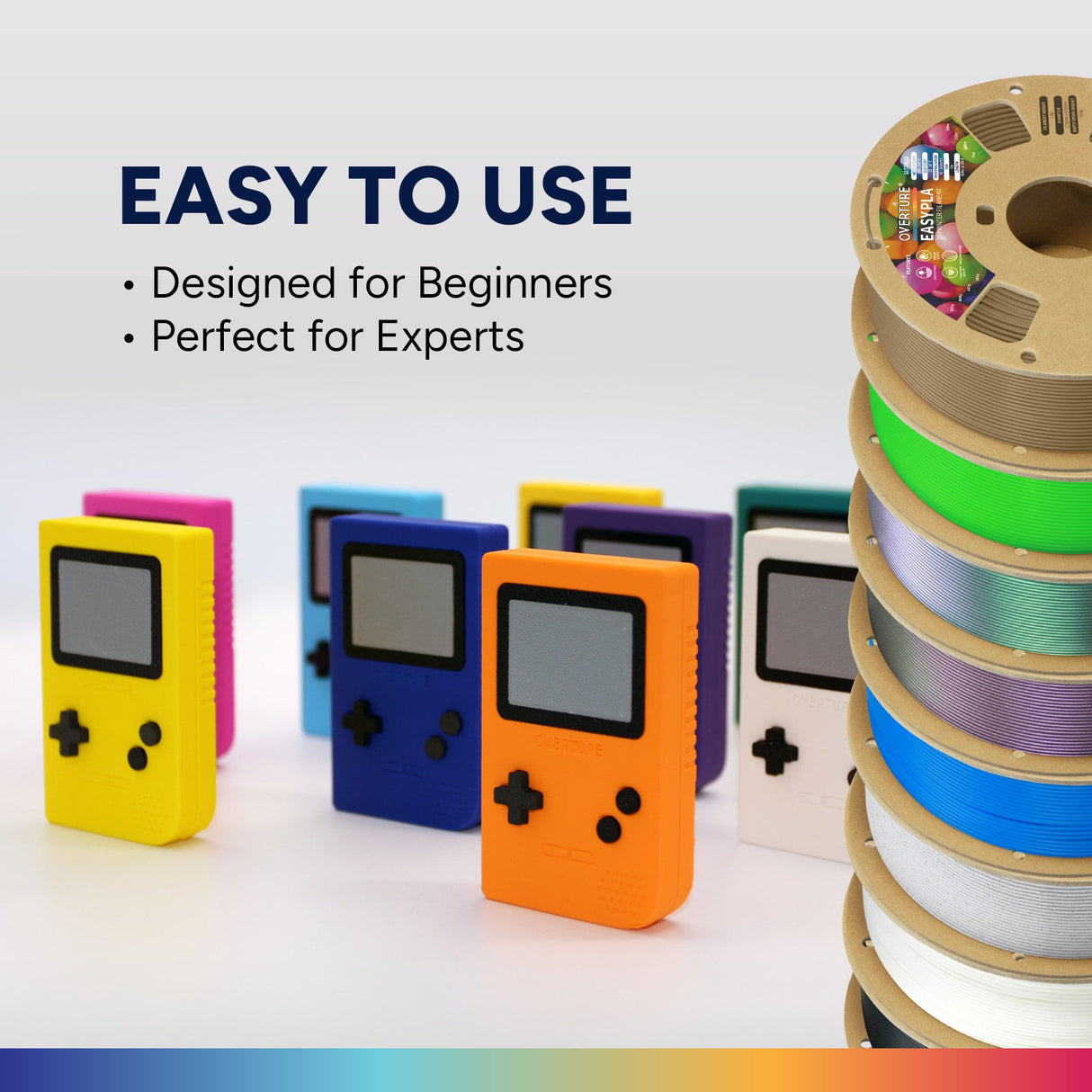 Overture Shimmer PLA 3D Printer Filament 1.75mm - Overture 3D