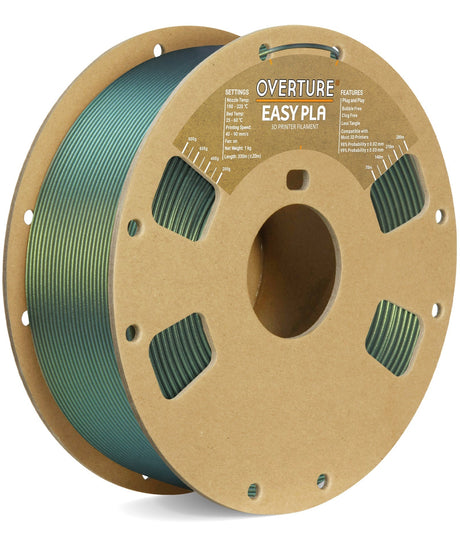 Overture Shimmer PLA 3D Printer Filament 1.75mm - Overture 3D