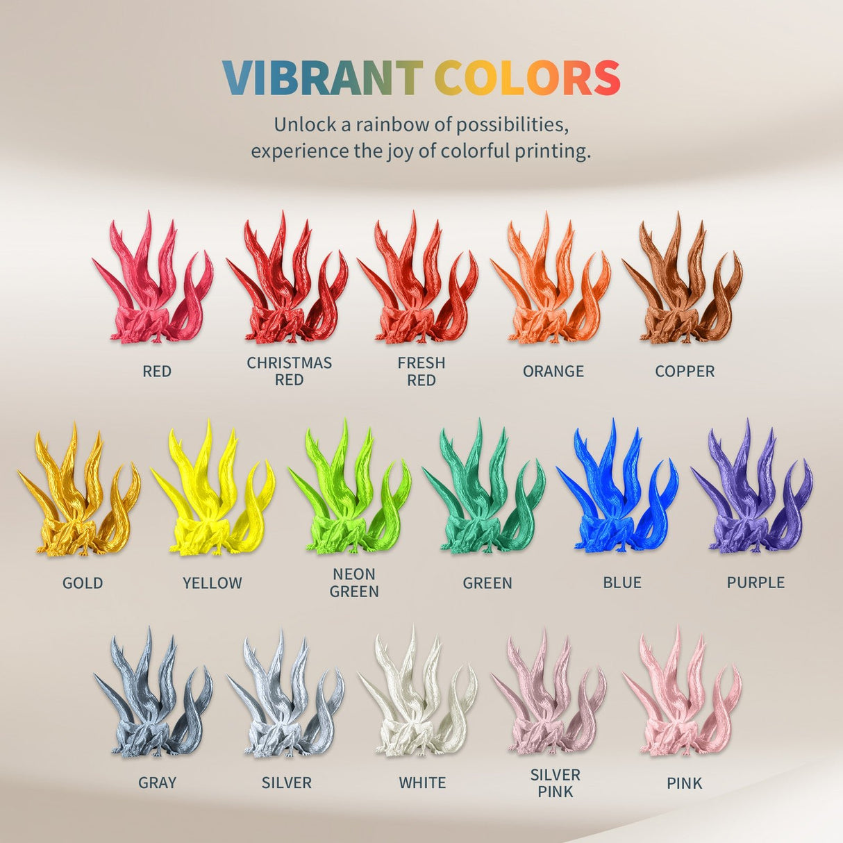 Overture Silk PLA 3D Printer Filament 1.75mm - Overture 3D