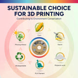 Overture Silk PLA Gradient Filament 1.75mm - Overture 3D