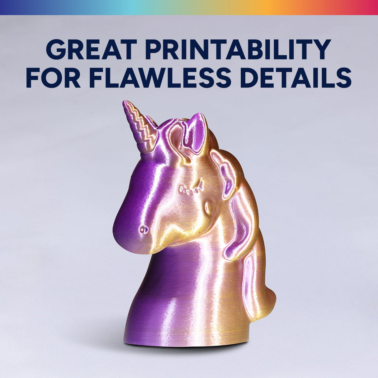 Overture Silk PLA Gradient Filament 1.75mm - Overture 3D