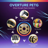 Overture TPU High Speed 3D Printer Filament 1.75mm - 2 KG - Overture 3D