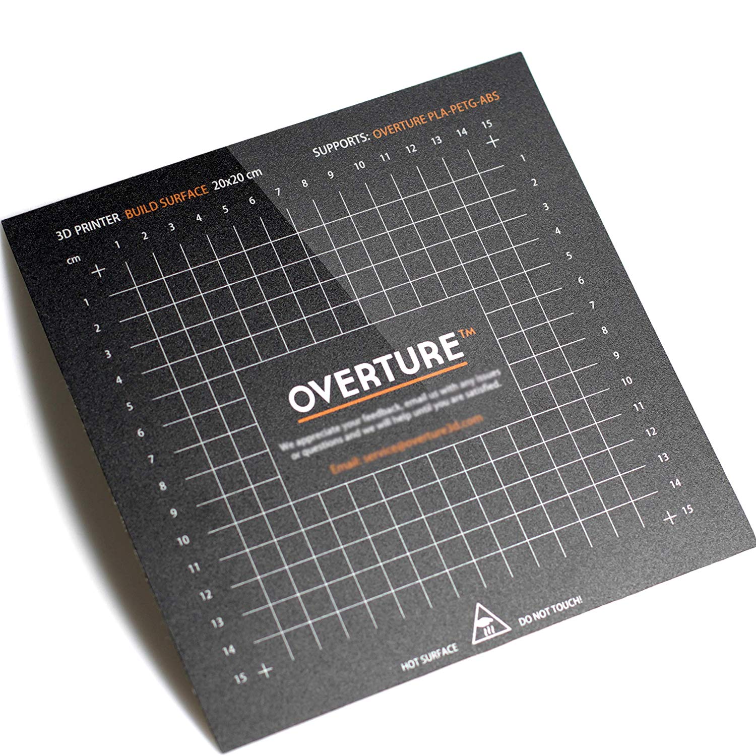 Overture 3D Printer Build Surface - Overture 3D