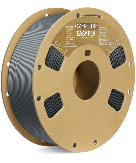 Overture Easy PLA 3D Printer Filament 1.75mm - Overture 3D