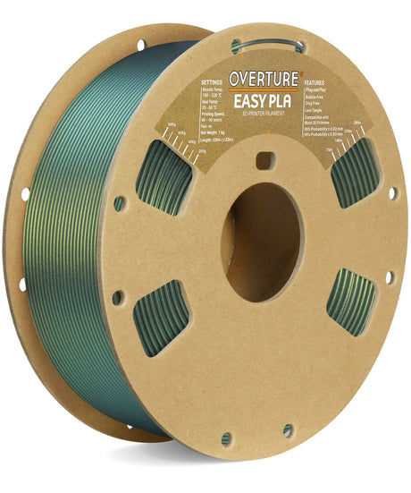 Overture Easy PLA 3D Printer Filament 1.75mm - Overture 3D