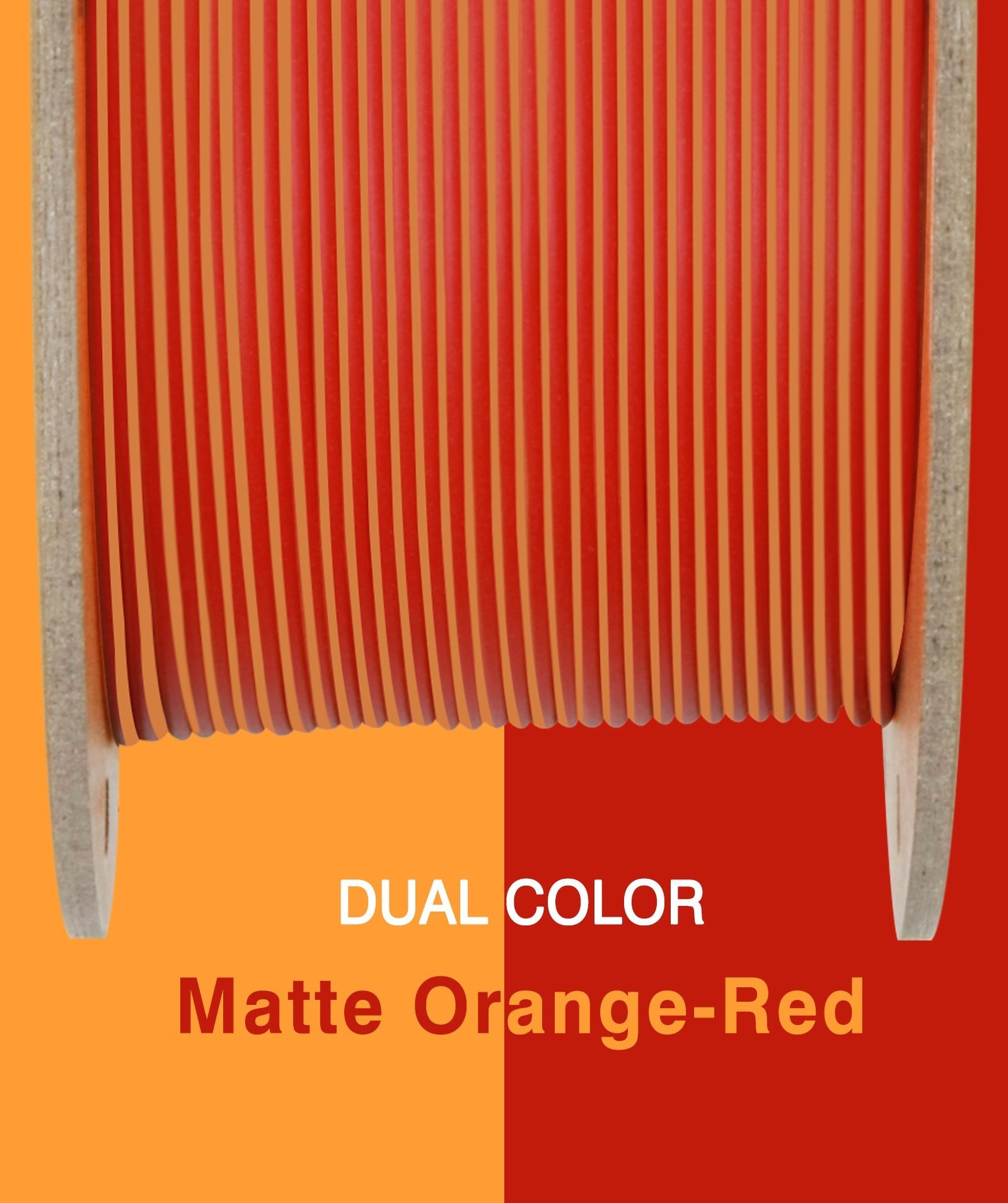 Overture Matte PLA Dual Colors 3D Printer Filament 1.75mm - Overture 3D