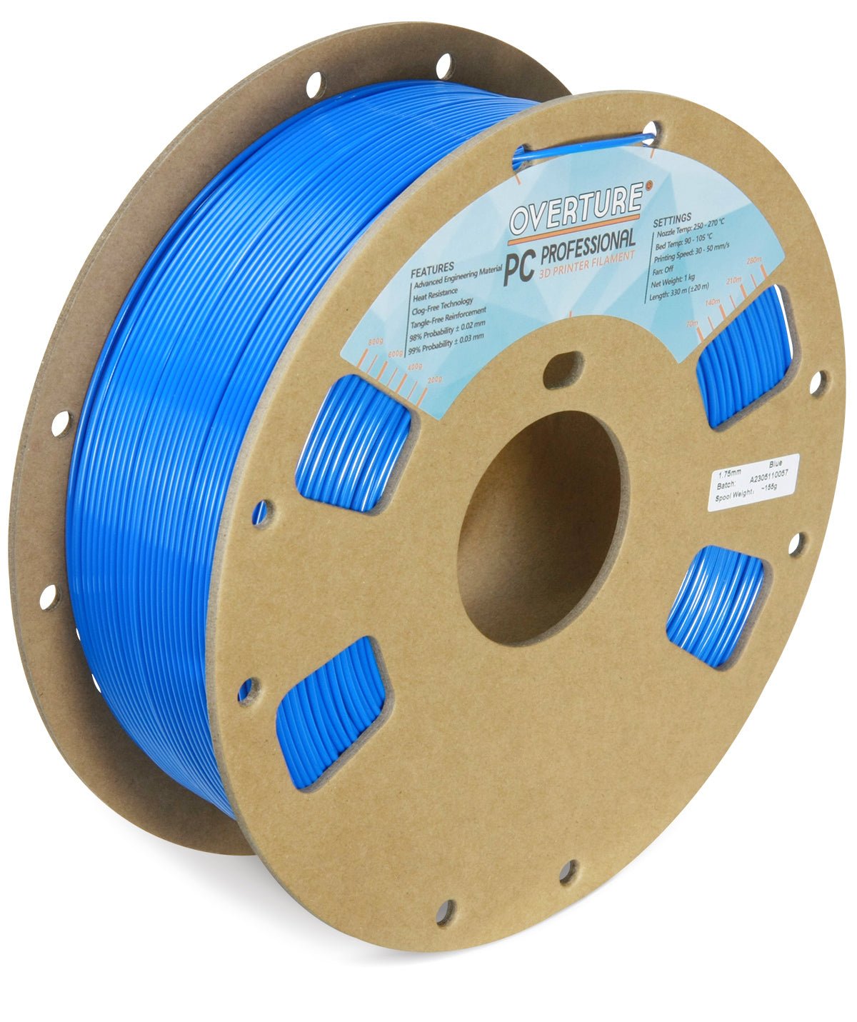 Overture PC Professional Filament - Overture 3D