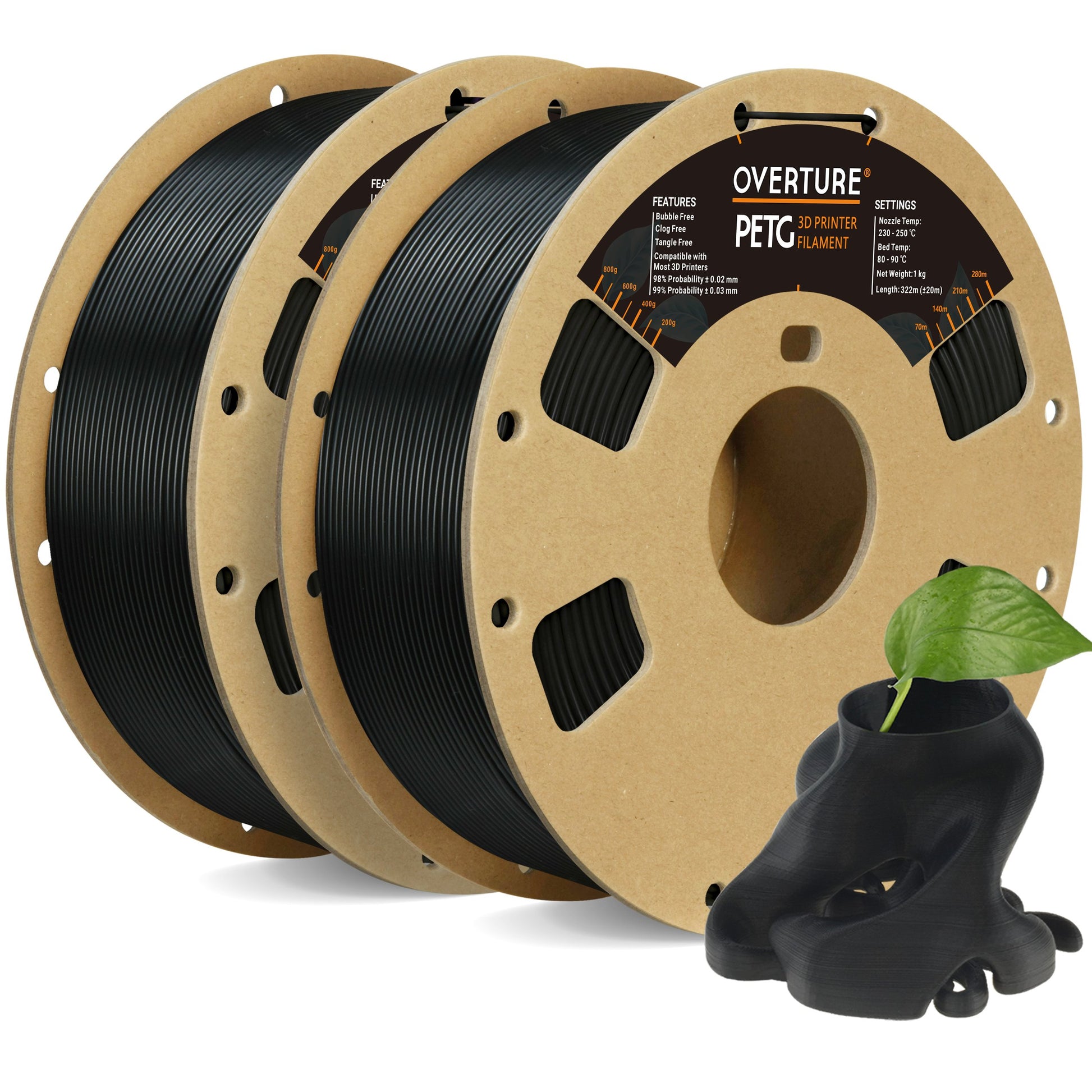 Overture Rock PETG 3D Printer Filament 1.75mm – Overture 3D