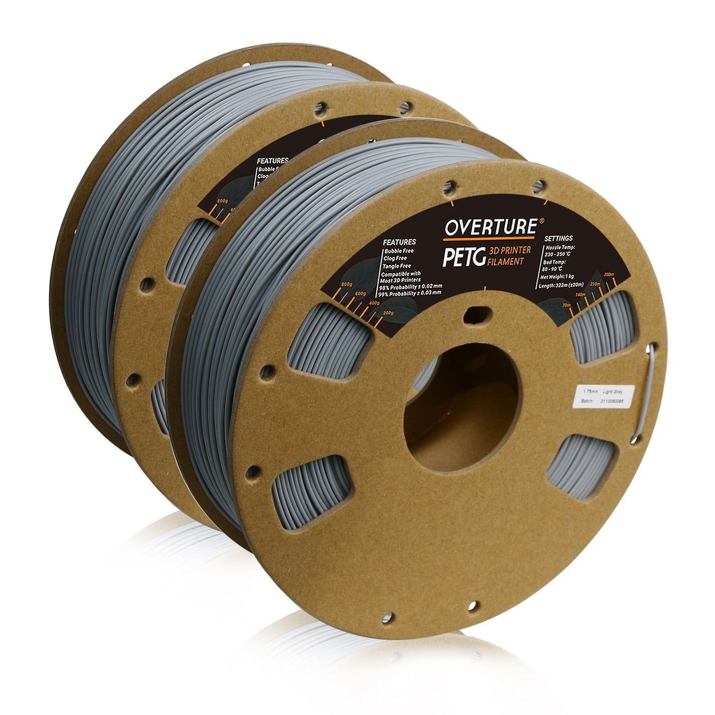 Overture PETG 3D Printing Filament 1.75mm – Overture 3D