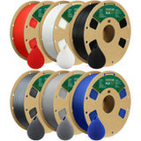 Overture PLA 3D Printer Filament 1.75mm-6pack - Overture 3D