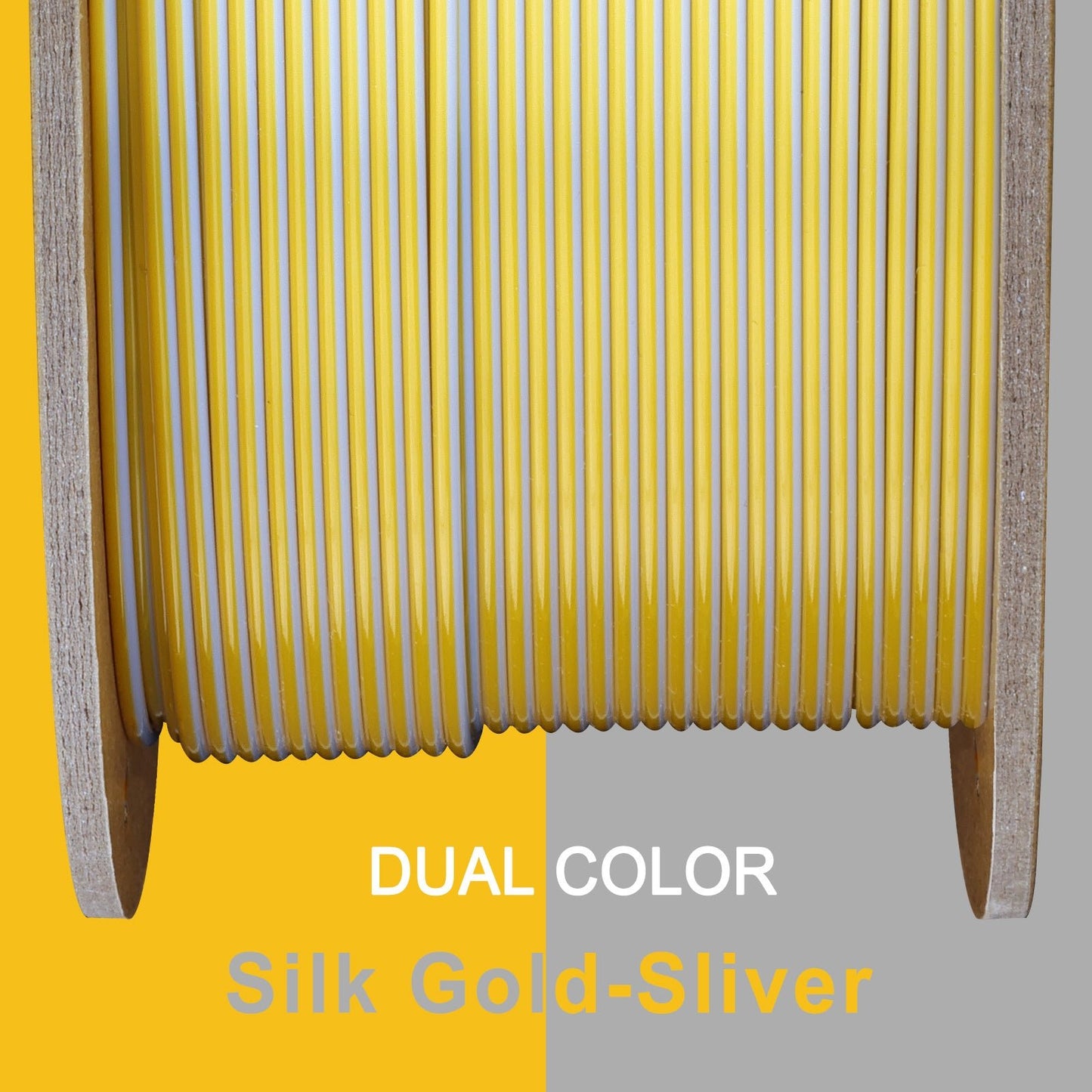 Overture Silk PLA 3D Printer Filament Dual Colors 1.75mm - Overture 3D
