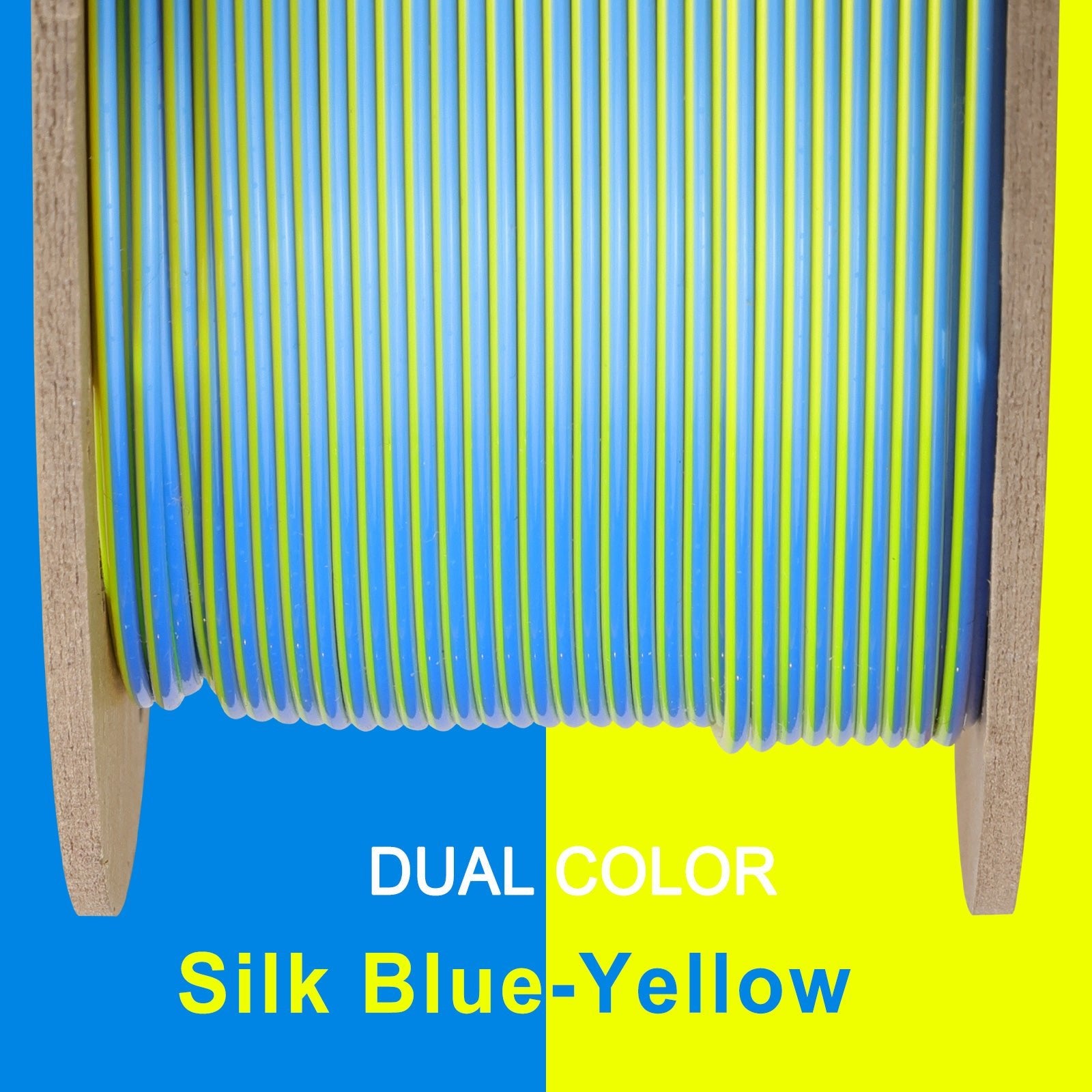 Overture Silk PLA 3D Printer Filament Dual Colors 1.75mm - Overture 3D