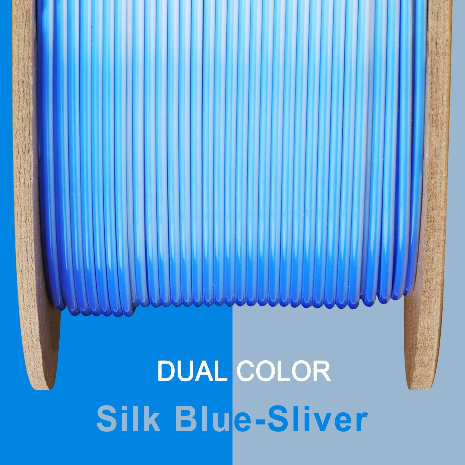 2KG Pack】Tri-Color Silk PLA Filament - Green / Red / Blue