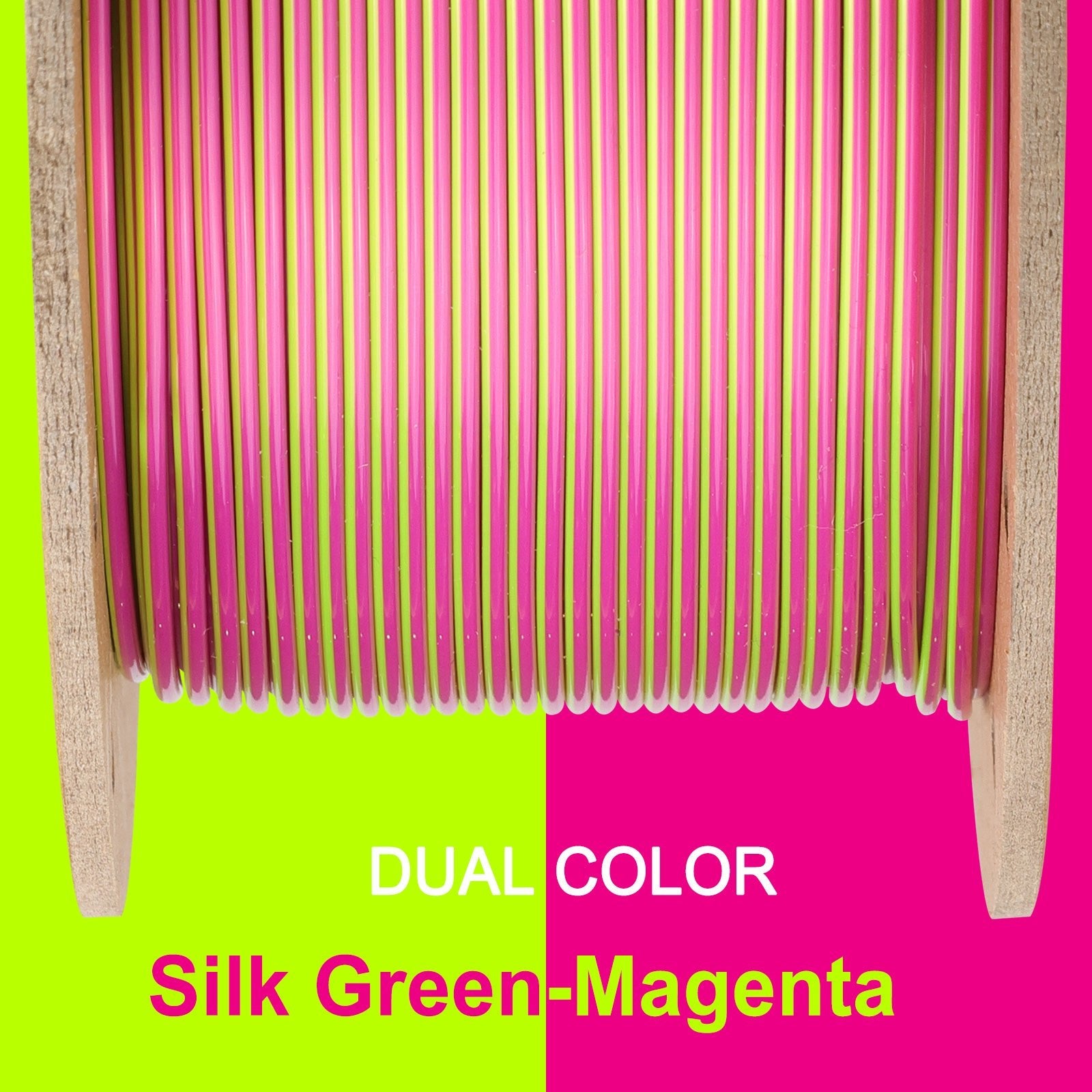 Overture Silk PLA 3D Printer Filament Dual Colors 1.75mm