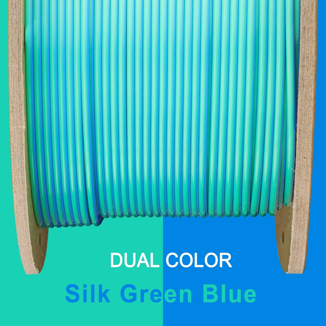Overture Silk PLA Filament Dual Colors 1.75mm - Overture 3D