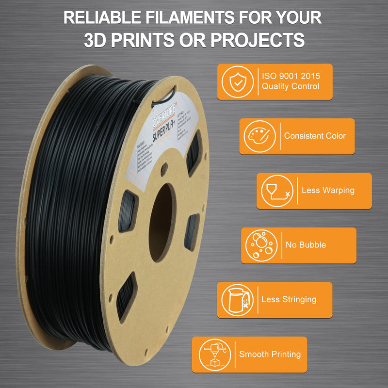 Overture Super PLA Pro Filament 1.75mm - Overture 3D