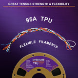 Overture TPU Filament 1.75mm - Overture 3D